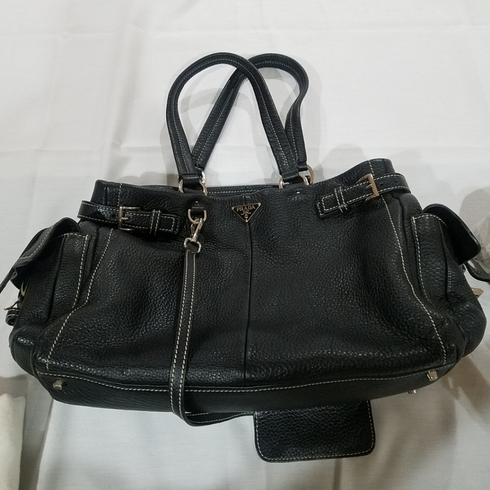 Prada Leather Shoulder Bag Mint Condition - Picture 6 of 8